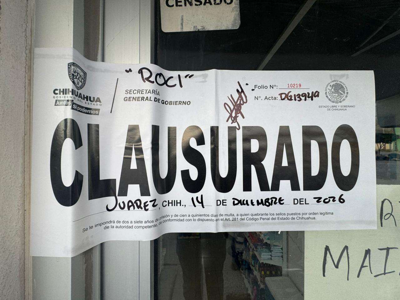 Clausuran nueve comercios con venta de alcohol el fin de semana 