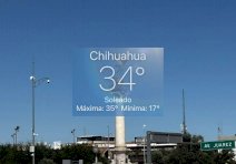 Alcanza Chihuahua calorón de 34°C este lunes