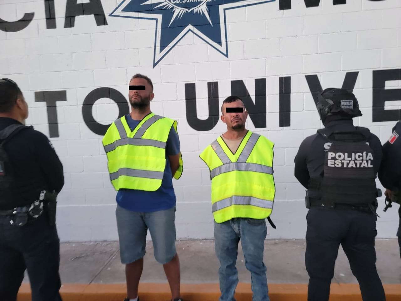 Detienen a dos hombres con vehículo robado 