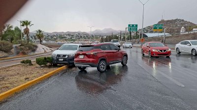 Provoca lluvia choque en el Perijuv