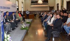 Firman convenio para fortalecer instituciones policiales de 16 municipios 