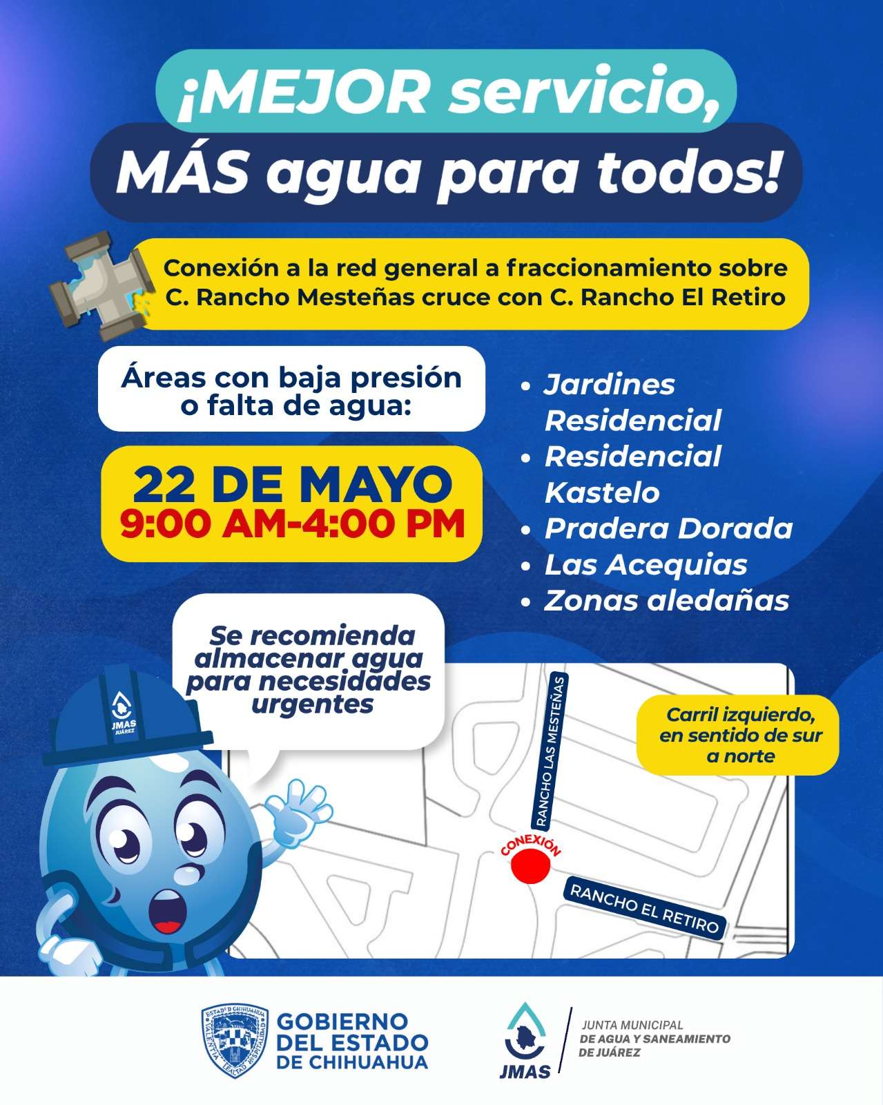 Anuncian baja presión en fraccionamiento El Marqués por reparaciones