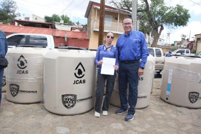 Inauguran en San Francisco del Oro rehabilitación de subcolector