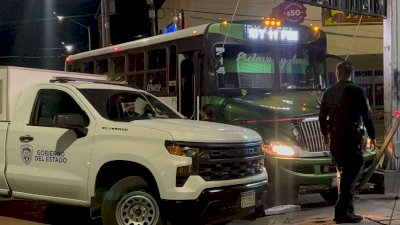 Sufre infarto chofer de transporte público al volante 