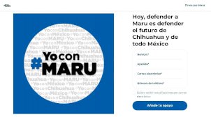 Lanzan página web para recaudar firmas en apoyo a Maru Campos 