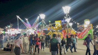 Abarrotan chihuahuenses la Feria de Santa Rita 2026