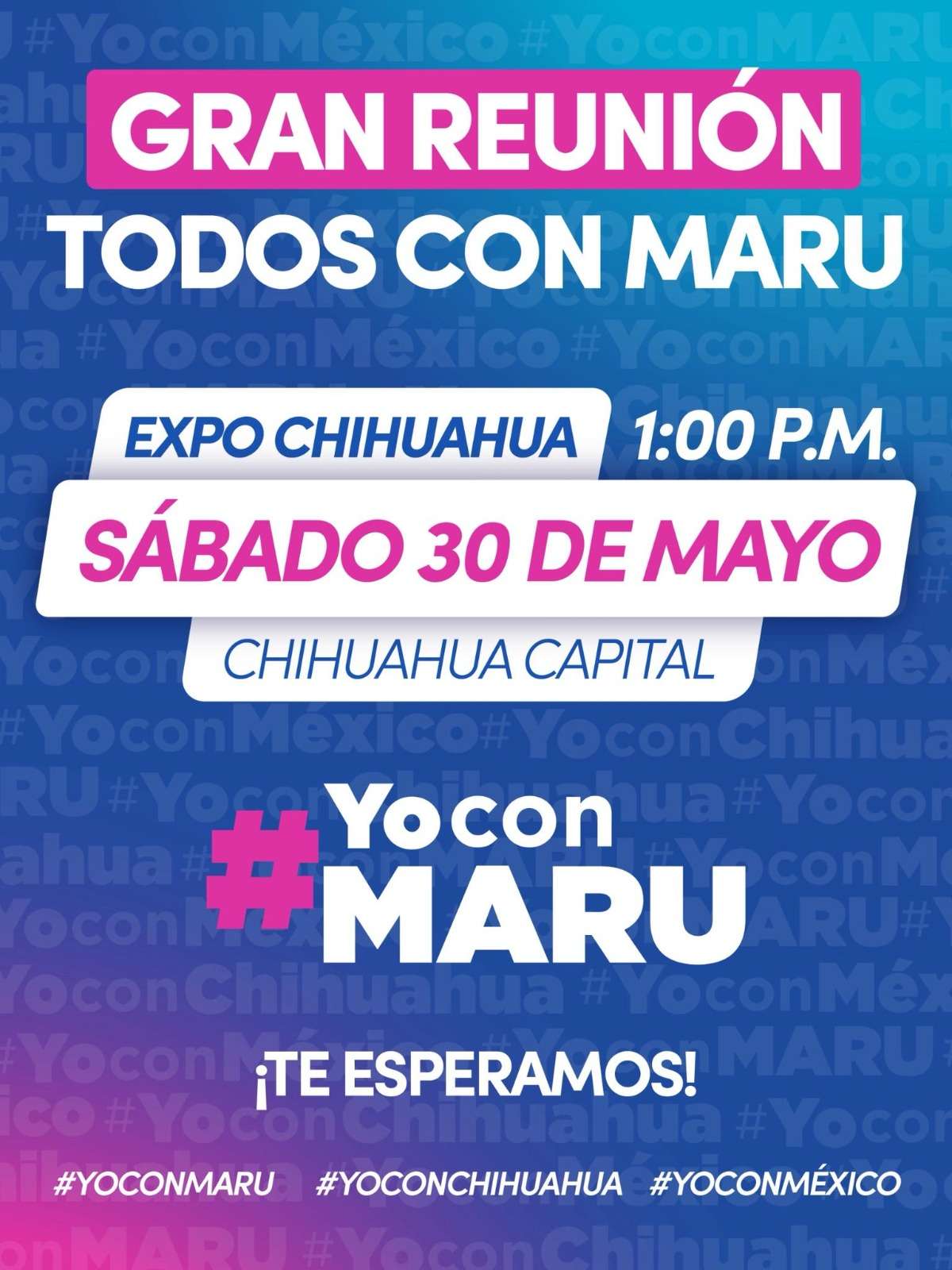 Convoca PAN a reunión Todos con Maru el 30 de mayo