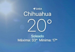 Se espera calorón con máxima de 33 grados centígrados 