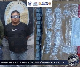 Lo detienen con 56 envoltorios de droga en la Villa