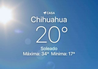 Se espera calorón con máxima de 34 grados centígrados 