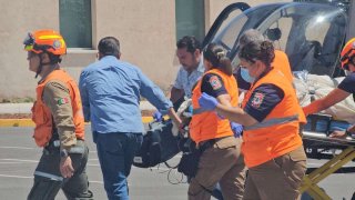 Lo trasladan en helicóptero desde Juárez por quemaduras graves