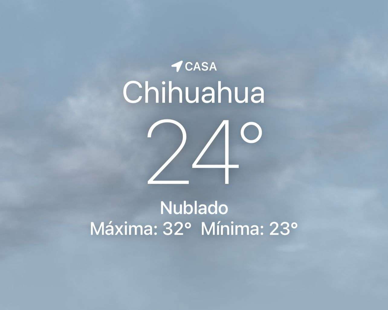 Amanece nuboso con temperatura de 24 grados centígrados 