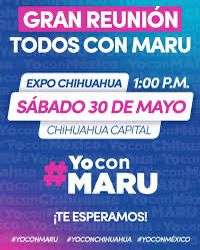 Convoca dirigencia nacional del PAN a mitin en apoyo a Maru Campos 