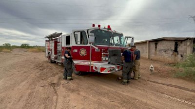 Consume fuego vivienda en una granja al sur de la ciudad