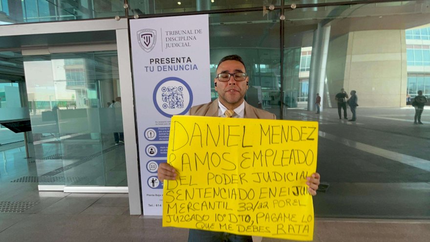 Exigen a empleado del Poder Judicial pagar deuda que tiene con adulta mayor 