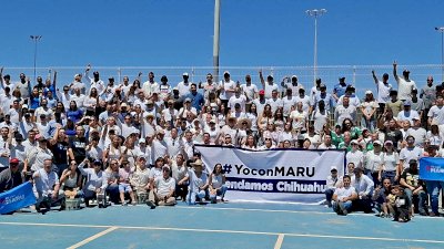 Encabezan Jáuregui y panistas caravana de apoyo a Maru 