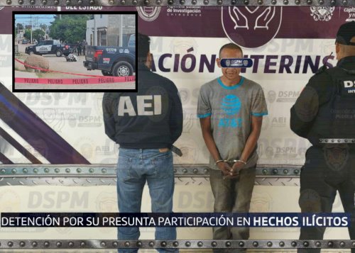 Detienen a presunto feminicida de la 20 aniversario