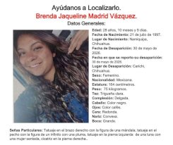 Desaparece Brenda Jaqueline en Carichí; piden ayuda para localizarla