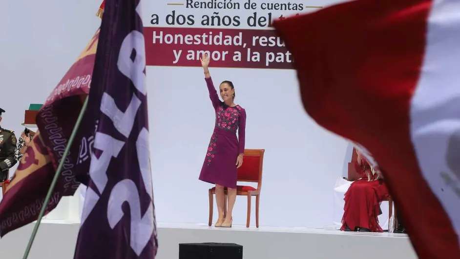 Rinde Sheinbaum informe a 2 años de asumir la presidencia