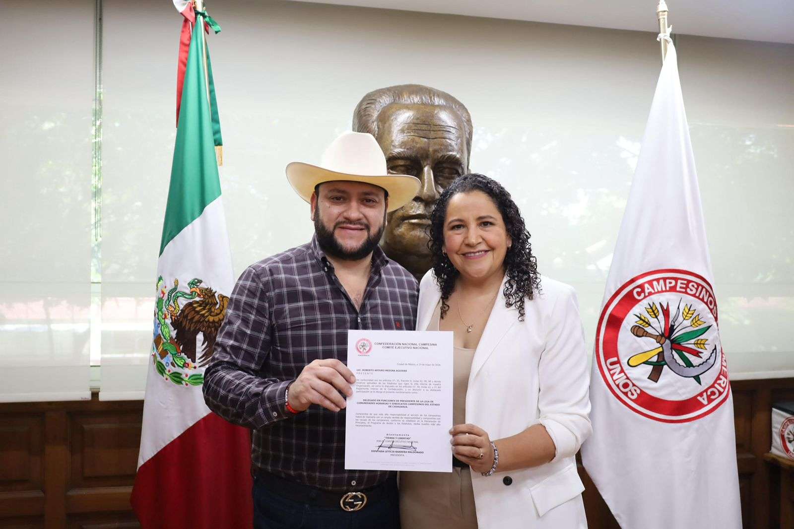 Es Arturo Medina nuevo dirigente estatal de la CNC en Chihuahua