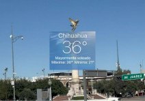 Azota calorón a Chihuahua; máxima llega a los 36°C
