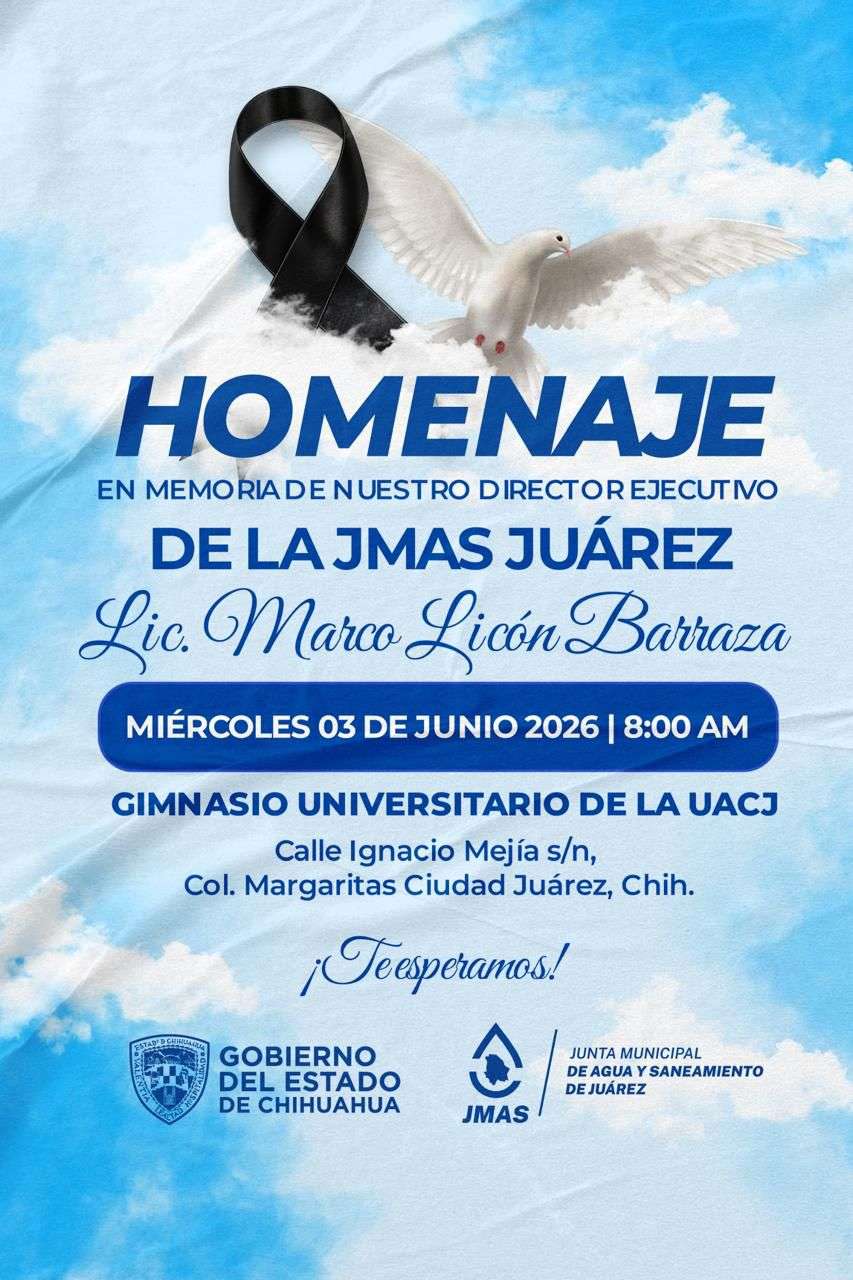 Rendirán homenaje póstumo a directorde JMAS, Marco Licón