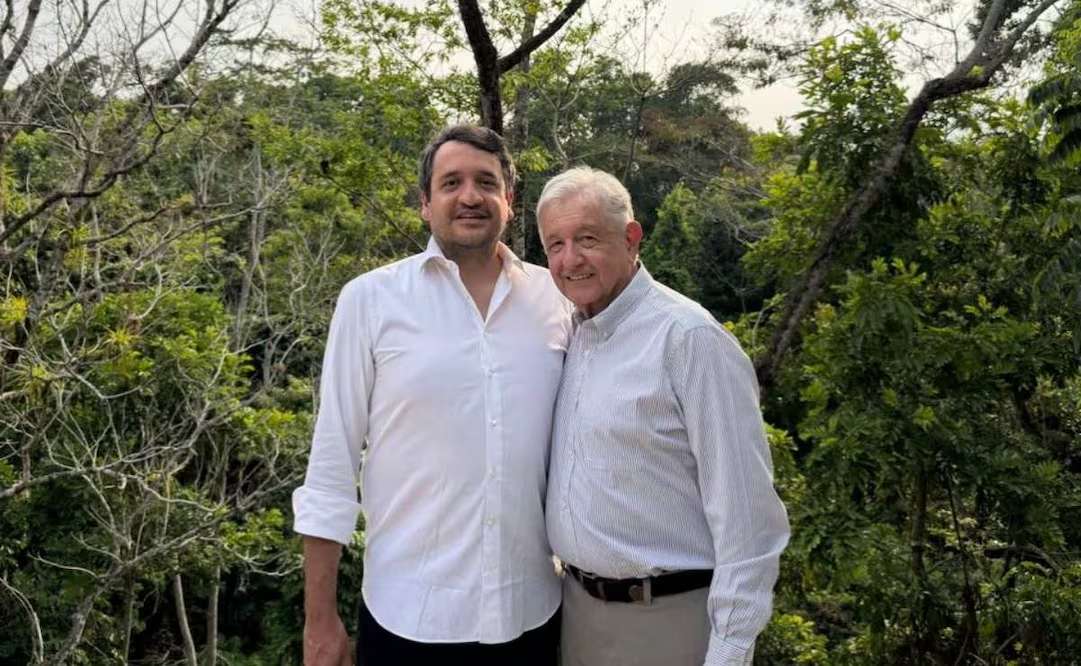 Reaparece Amlo en fotografía junto a Andy López