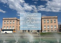 Registra la ciudad de Chihuahua calorón de 30°C 