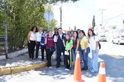 Impulsa Alfredo Chávez entornos seguros en escuelas de la Panorámico 