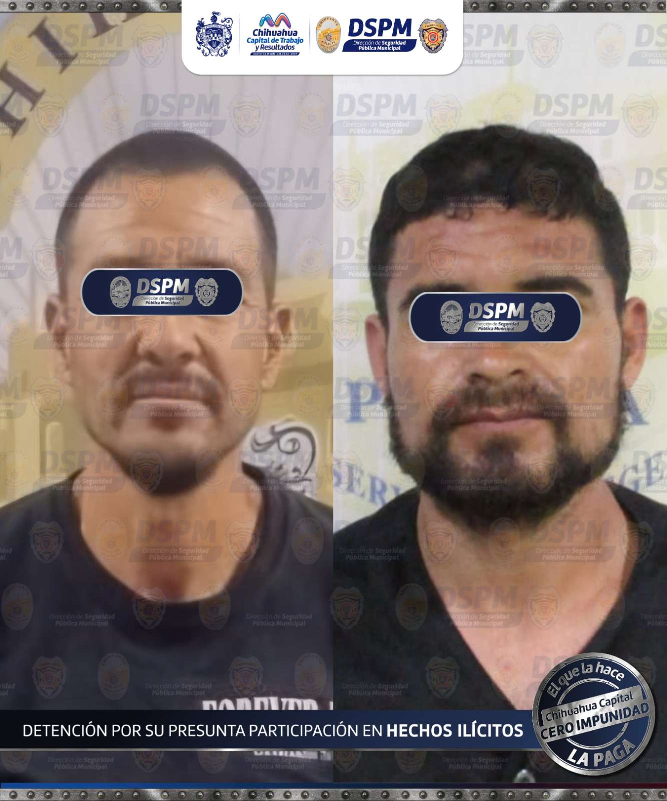 Detienen a dos con droga al sur de la ciudad 
