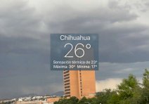 Mitiga cielo nublado el calor en la ciudad con máxima de 26°C 