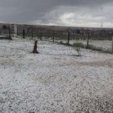 Azota tormenta eléctrica y granizo a Cuauhtémoc y Santa Isabel