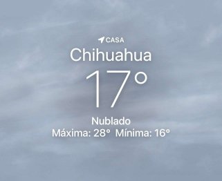 Se esperan vientos y lluvia con máxima de 28 grados centígrados 