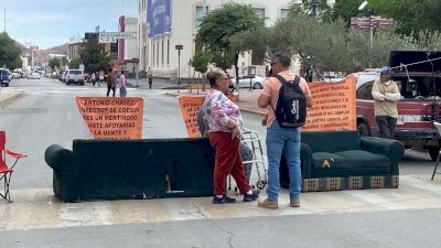 Cierra Virgina Márquez por segundo día las calles del centro 