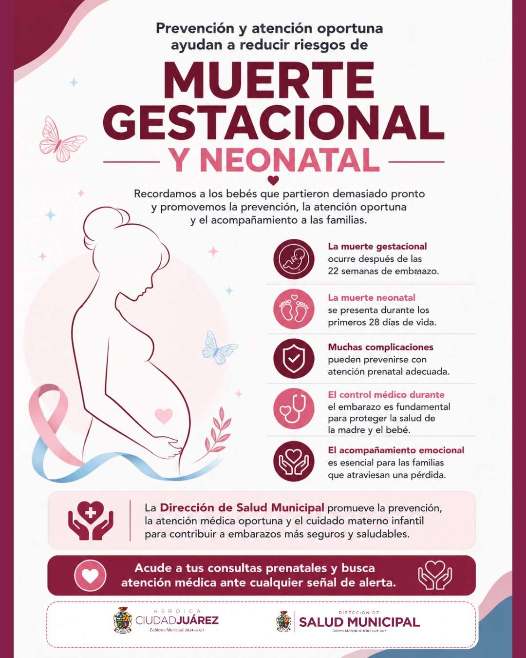 Exhortan a embarazadas a cumplir con su control natal 