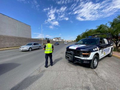 Montan retén con radares en los Nogales para reducir accidentes