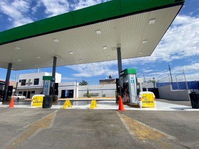 Suspende servicio estación de Los Nogales por falta de gasolina 