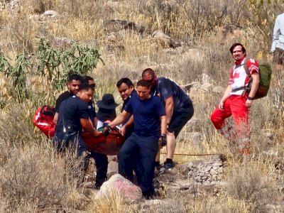 Rescatan a mujer lesionada durante descenso del Cerro del Pescadito