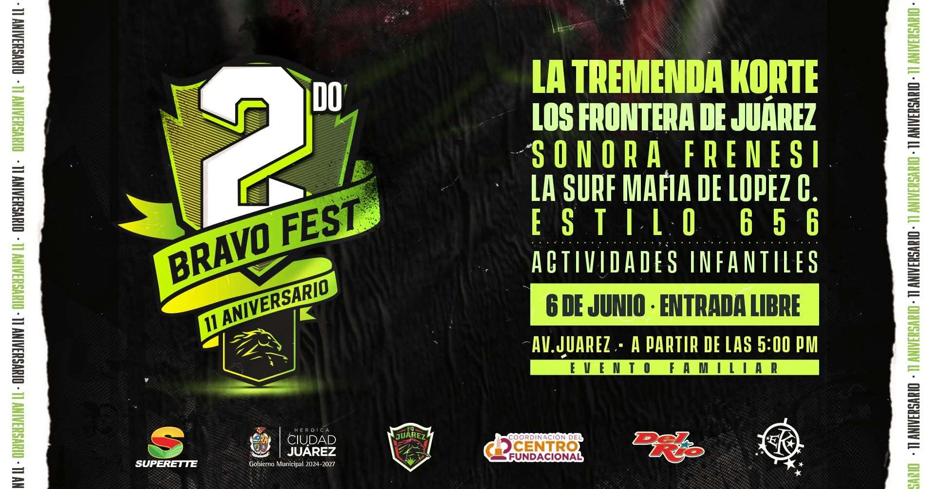Esperan a cientos de familias hoy en el Bravo Fest 