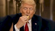 Publica Trump video de IA comiendo tacos con Sheinbaum