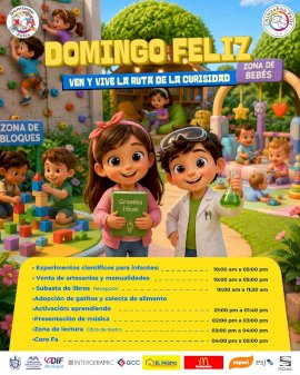 Ofrece Domingo Feliz subasta de libros y adopción de gatitos