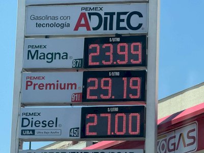 Roza la gasolina Premium los 30 pesos en Chihuahua 
