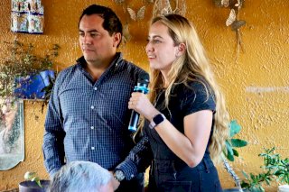 Llevan soluciones Carla Rivas y Alan Falomir a familias de Villa Juárez 
