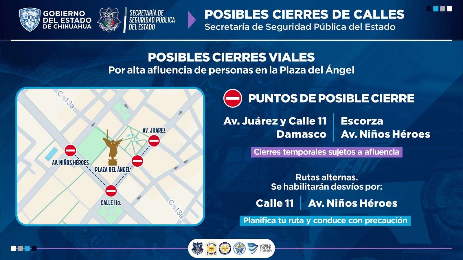 Prepara Policia Vial operativo por Fan Fest en el Ángel
