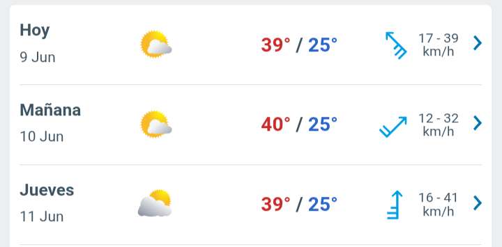 Mañana soleada, nublado por la tarde y temperatura hasta 39°C en Juárez 
