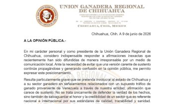 Niega Ugrch rumores de supuesto tráfico de ganado de Venezuela 