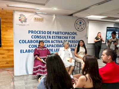 Realiza Congreso Consulta Pública a Personas con Discapacidad 