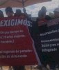 Dan paso libre en caseta Saucillo en protesta contra la Ley del Issste