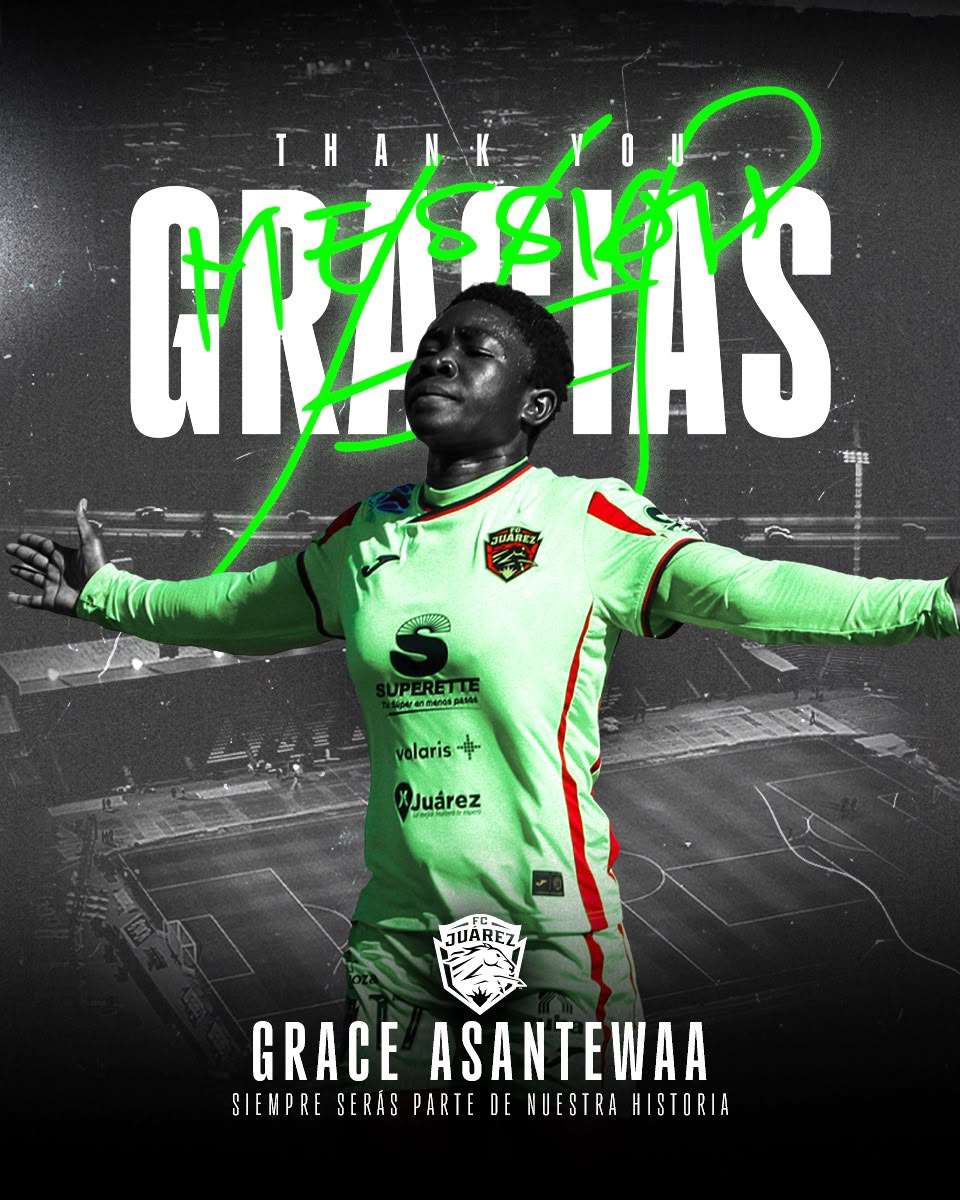 Concluye vínculo de Grace Asantewaa con Bravas
