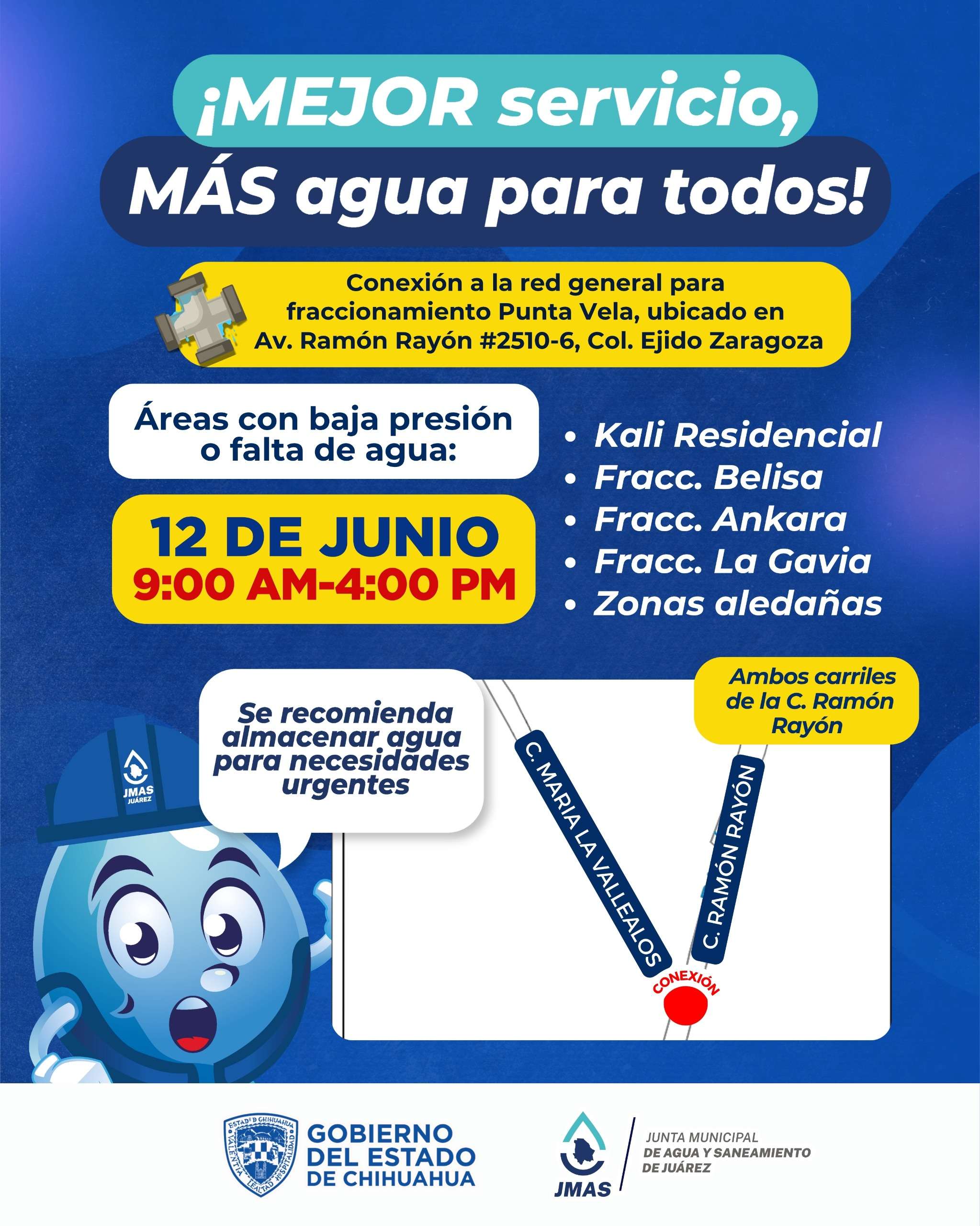 Instalan conexión a la red de agua potable en fraccionamiento Punta Vela